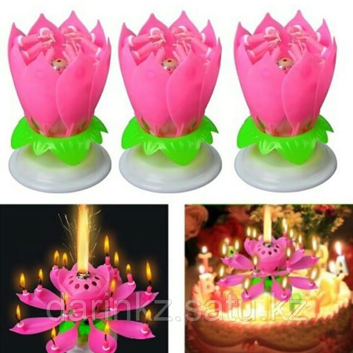 Свеча на торт Цветок