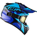 Шлем снегоходный бэккантри CKX TITAN HOPOVER AIR FLOW, с очками CKX 210° BACKCOUNTRY TACTICAL, индиг, фото 2
