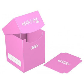 Коробочка для карт Deck case на 100шт, Ultimate Guard, цвет розовый