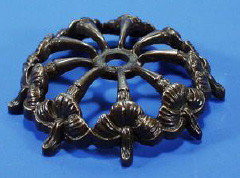Cap FLOWER d:10,0cm bronze (бронза)
