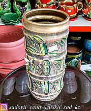 Керамическая ваза "Бамбук на золотом" 25см