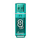 USB накопитель Smartbuy 8GB Glossy series Green, фото 2