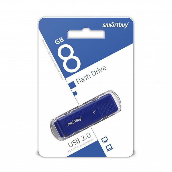 USB накопитель Smartbuy 8GB Dock Blue