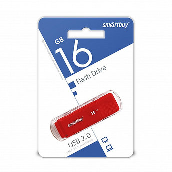 USB накопитель Smartbuy 16GB Dock Red