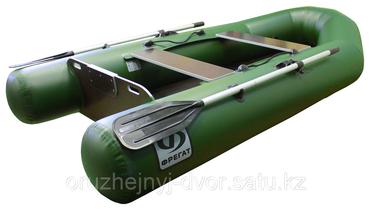 Лодка Фрегат М-280 ЕS л/т зел.(2+1 чел,240кг,5л/с) реечный пайол