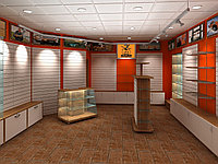 Оформление торговых площадей и изготовление витрин по индивидуальному заказу