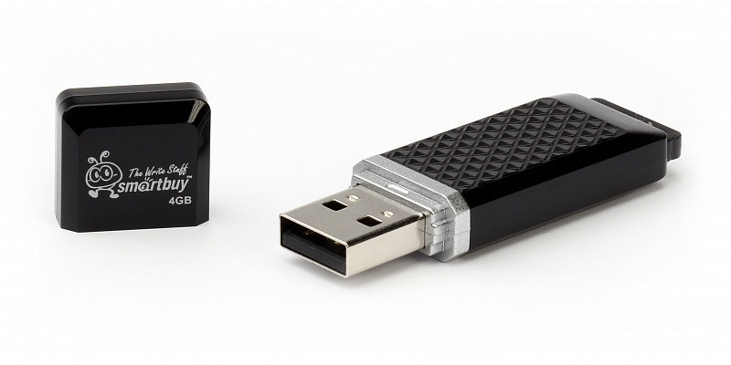 USB-накопитель Smartbuy 16GB Quartz series Black - фото 2 - id-p58536013