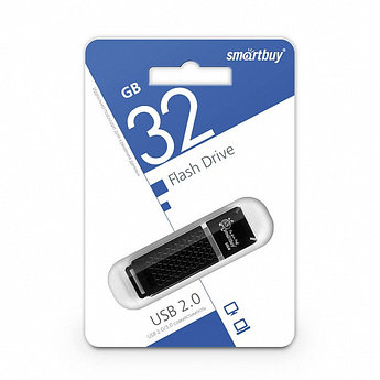 USB-накопитель Smartbuy 32GB Quartz series Black