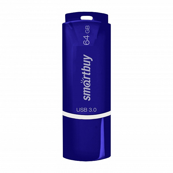 USB 3.0 накопитель Smartbuy 64GB Crown Blue - фото 2 - id-p58536592