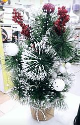 Новогодняя настольная елка  40 см  гелевая   Алматы