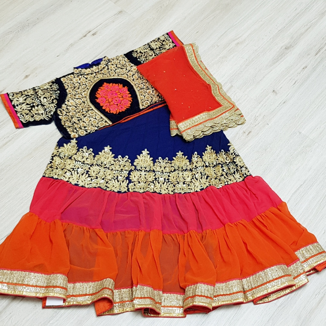 Индийский женский костюм (Лехенга) - фото 4 - id-p58537406