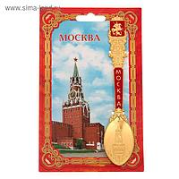 Ложка сувенирная «Москва» под золото, 14.6 х 3 см