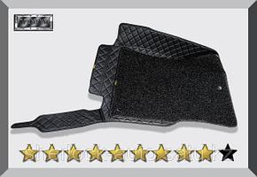3D Коврики в салон Lexus ES 2007+ Чёрные