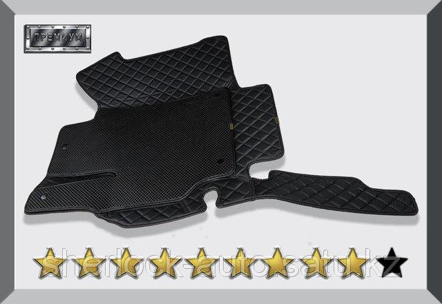 3D Коврики в салон Toyota Land Cruiser Prado 150 2009-2013 EVO Чёрные 7 мест