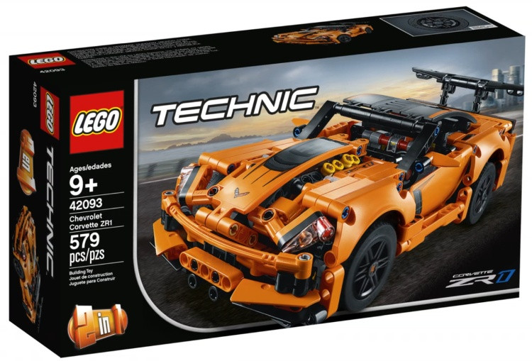 42093 Lego Technic Суперавтомобиль Chevrolet Corvette ZR1, Лего Техник