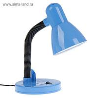 Лампа настольная с подставкой д/ручки голубая Е27 30х13х13 см