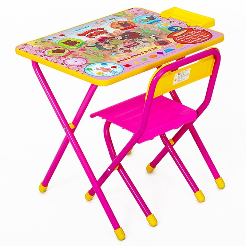 Набор Стол-стул "Дэми" (розовый) - "Винни-Пух"
