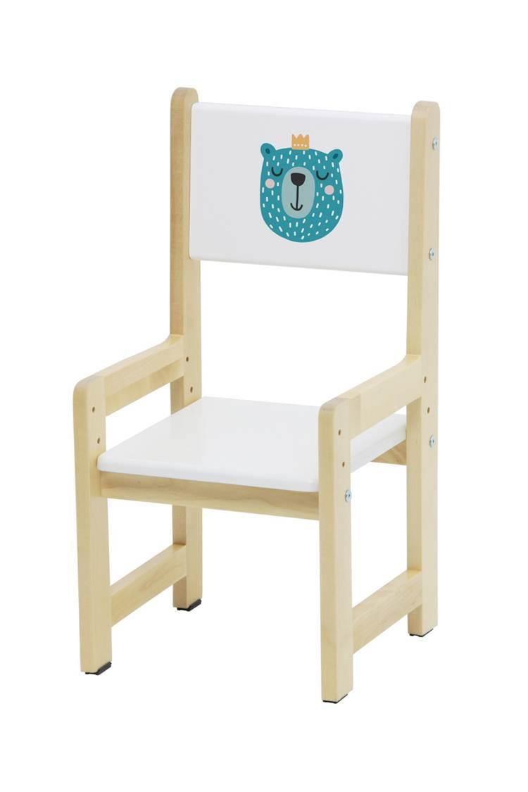 Комплект Стол-стул детский, " Дино 1" белый-натуральный - фото 3 - id-p58545776