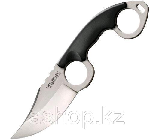 Нож фиксированный Cold Steel Double Agent II, Общая длина: 200 мм мм, Толщина лезвия: 2,3, Длина клинка: 76 мм