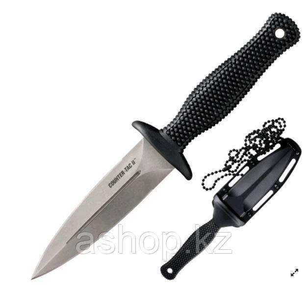 Нож фиксированный Cold Steel Counter TAC 2, Общая длина: 160 мм мм, Толщина лезвия: 4 мм, Длина клинка: 83 мм,