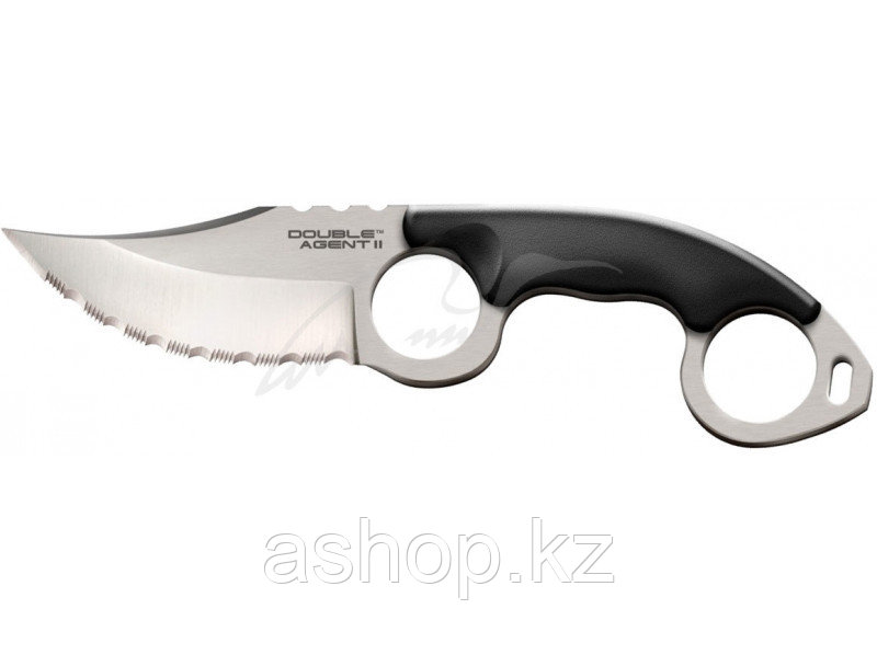 Нож фиксированный Cold Steel Double Agent II, Общая длина: 200 мм мм, Толщина лезвия: 2,3, Длина клинка: 76 мм