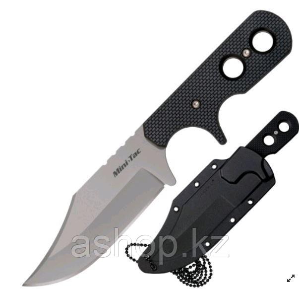 Нож фиксированный Cold Steel Mini Tac Bowie, Общая длина: 172 мм мм, Длина клинка: 86 мм, Материал клинка: Ста