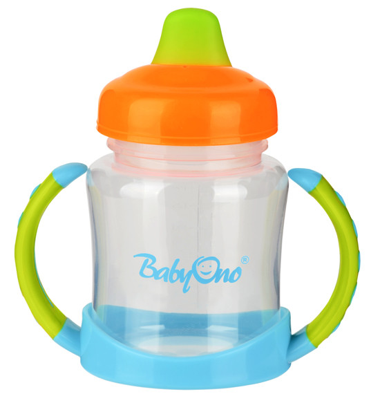 КРУЖКА-НЕПРОЛИВАЙКА Babyono С МЯГКИМ НОСИКОМ, 180 мл