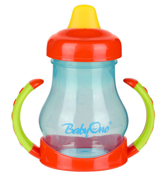 КРУЖКА-НЕПРОЛИВАЙКА Babyono С МЯГКИМ НОСИКОМ, 180 мл
