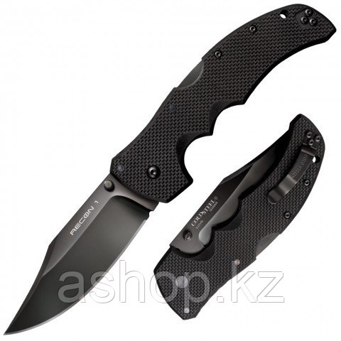 Нож складной Cold Steel Recon 1 Clip, Общая длина: 238 мм\136 мм мм, Длина клинка: 102 мм, Материал клинка: По