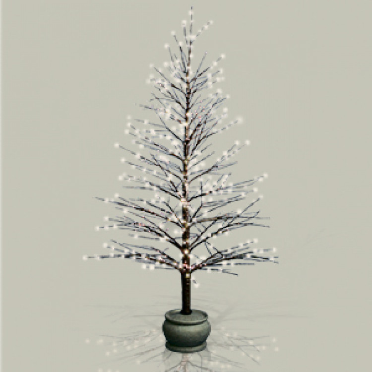 Декорация зимнее дерево 1,2м с мерцанием огней 679-13