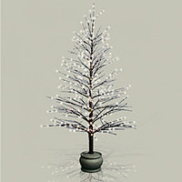 Декорация зимнее дерево 1,2м с мерцанием огней 679-13