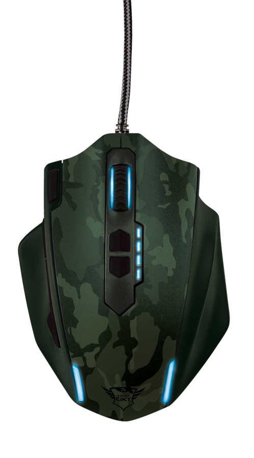 Мышь игровая Trust GXT155C GAMING MSE-CAMO зеленый