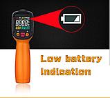 Пирометр с измерением температуры и влажности воздуха точки росы -50°C ~ 800°C, фото 5