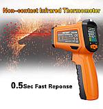Пирометр с измерением температуры и влажности воздуха точки росы -50°C ~ 800°C, фото 4