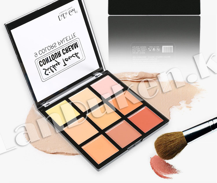 Палетка консилеров Silky touch contour cream 9 colors palette - фото 1 - id-p58600115
