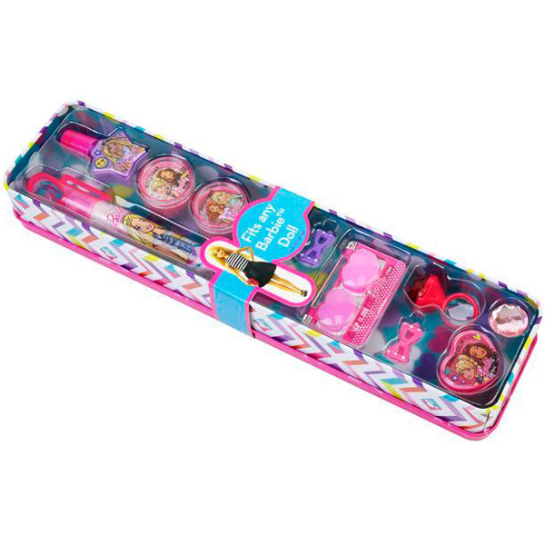 Markwins 9803451 Barbie Игровой набор детской декоративной косметики в пенале