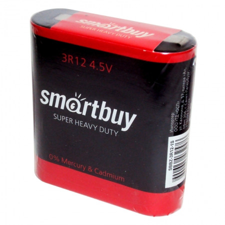 Батарейка солевая Smartbuy 3R12   4.5V