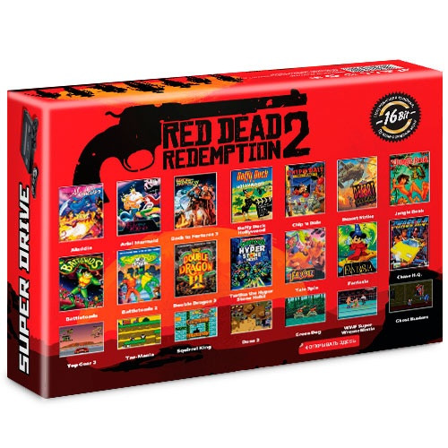 Игровая приставка SEGA Super Drive Red Dead Redemption 2 166 игр black - фото 2 - id-p58607162