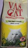 Van Cat Natural, 15 кг, без аромата комкующийся наполнитель для кошачьего туалета