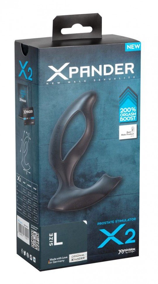 JoyDivision Стимулятор простаты Xpander X2 размер L