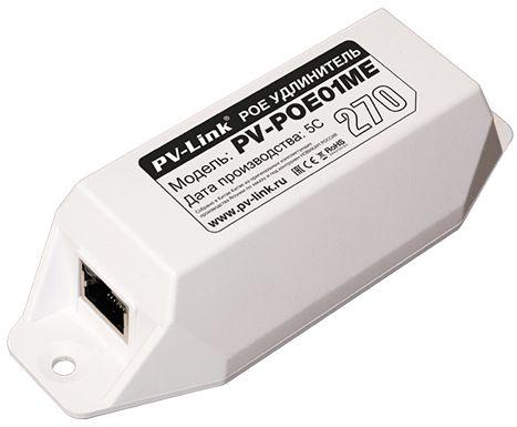 PV-POE01ME - Одноканальный PoE-удлинитель.