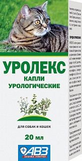 УРОЛЕКС КАПЛИ ДЛЯ СОБАК И КОШЕК