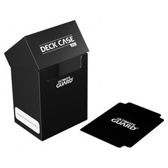 Коробочка для карт Deck case на 80шт, Ultimate Guard, цвет черный