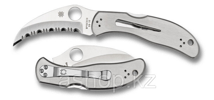 Нож складной Spyderco Harpy, Общая длина: 165 мм, Толщина лезвия: 3 мм, Длина клинка: 60 мм, Материал клинка:
