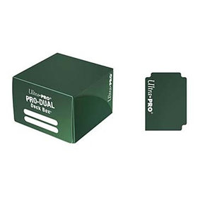 Коробочка для карт Deck box на 180шт, Ultra Pro, Pro-Dual Зеленая