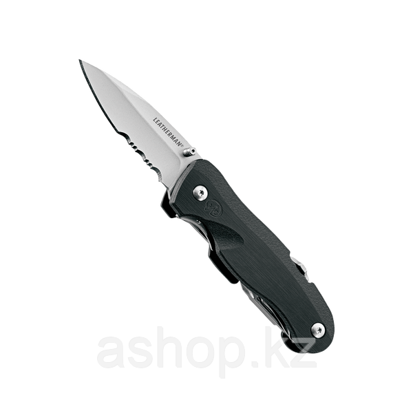 Нож складной Leatherman Crater C33TX, Заточка: Серрейтор, Кол-во функций: 4 в 1, Цвет: Серебристый, (C33TX)