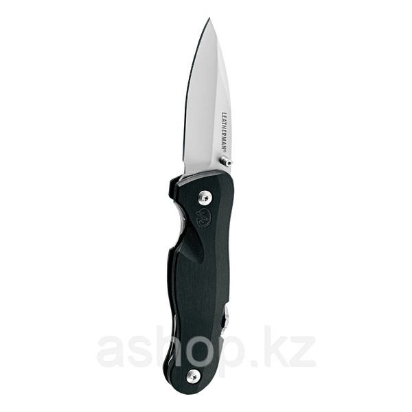 Нож складной Leatherman Crater C33L, Заточка: Гладкая, Кол-во функций: 2 в 1, Цвет: Чёрный, (C33L)