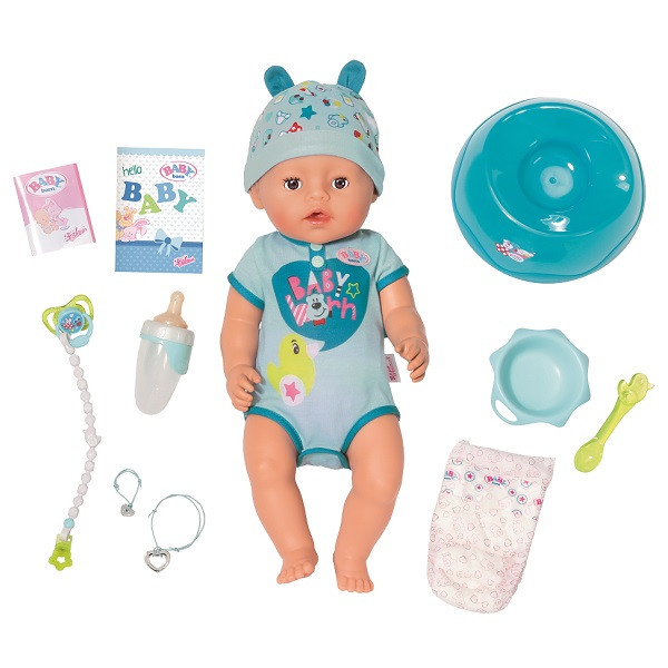 Baby born Интерактивная кукла-мальчик Бэби борн, 43 см