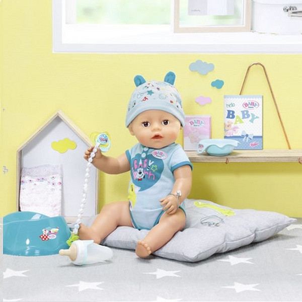 Baby born Интерактивная кукла-мальчик Бэби борн, 43 см