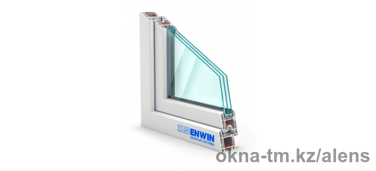 Профиль для производства пластиковых конструкций Deceuninck Enwin Eco 60